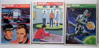 1978 STAR TREK Lot 3 Frame Tray Puzzles 1 MINT SEALED  