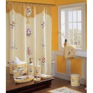 Lynn Chase Orchids Only Fabric Shower Curtain & Hook Set Flowers 