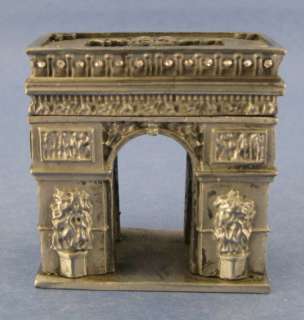 Hinged LE Jeweled Trinket Box Arc Triomphe Paris NEW  