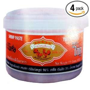 Two Chicken Shrimp Paste, Medium, 6 Ounce (Pack of 4)  