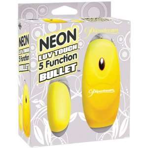    Neon Luv Touch 5 Function Bullet Yellow