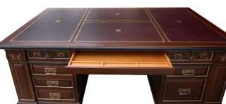 Beautifully Carved Man of the Mountain Executive Desk  