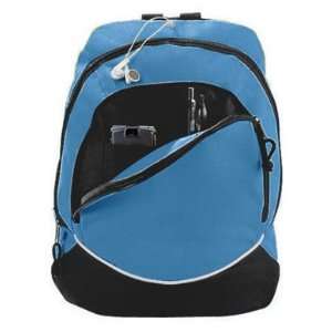  Custom Augusta Zipper Front Tri Color Small Backpack 