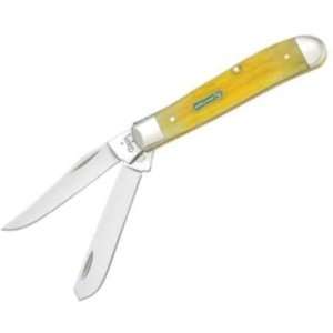  Case Knives 5861 John Deere Mini Trapper Pocket Knife with 