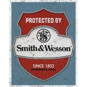 Smith & Wesson   Protected By , 12x16