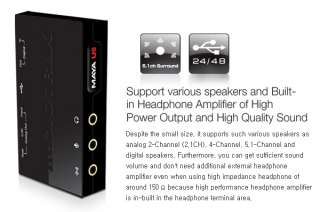 AUDIOTRAK MAYA U5 USB External Sound Card 5.1 Ch  