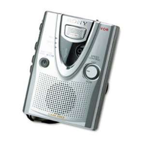  Sony TCM 400DV Handheld Standard Cassette Recorder w/Clear 