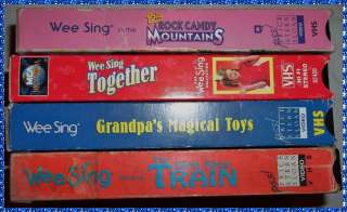 WEE SING ~ CHILDRENS ~ VIDEO LOT ~ VHS TAPES ~~  