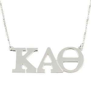  Greek Sorority Name Necklace in Sterling Silver Jewelry