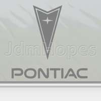 Pontiac Decal Truck Bumper Window Vinyl Sticker  