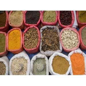  Spices and Pulses in Market, Manakha, Sanaa Province 