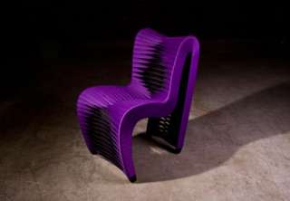   Chair modern Contemporary hand weaving industrial seat belt  