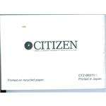 Citizen Windsurfing MC6XXX / Cal. No. D28A/D28B Manual  