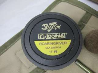 New G Loomis Roaringriver GLX Switch 11 8 wt fly fishing rod   Free 