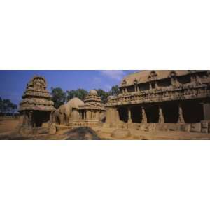  Ruins of a Temple, Pancha Rathas, Bhima Ratha, Mahabalipuram, Tamil 