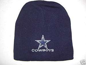 Dallas Cowboys Blue Knit Winter Hat Beanie Style FREE US Shipping 