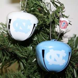   Tarheels NCAA 4 Pack Holiday Bell Ornaments