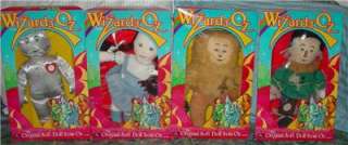 1989 Vintage 13 Largo Wizard of Oz Soft Rag Dolls  