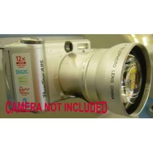  2x Telephoto Lens for Canon Powershot A80 