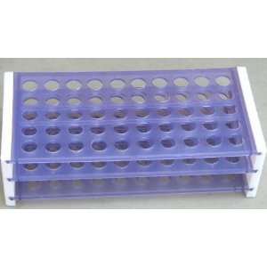 Plastic Test Tube Rack Stand, 13mm, 50 Tubes  Industrial 