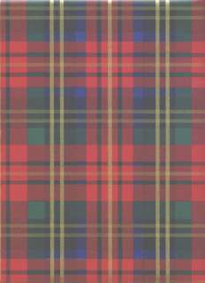 RED PLAID GIFT WRAPPING PAPER  Large 30 Roll  
