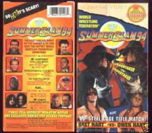 WWE SummerSlam 1994 Coliseum VHS Video Undertaker 086635014230  