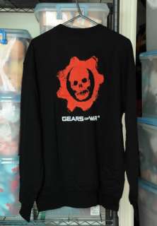 Xbox 360 Gears of War T Shirt Tee Official Promo. Long Sleeve Black 