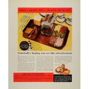  1934 Ad McGraw Electric Toastmaster Hospitality Tray 