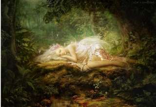 Jigsaw Puzzles 1000 Pieces Forest Fairy Lying / Fantasy  