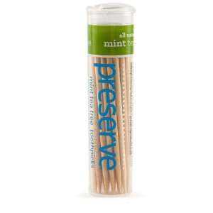  Toothpicks, Preserve, Mint Tea Tree, 6 canisters with 35 