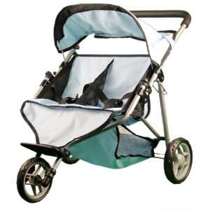   Mommy & Me Boy Twin Doll Stroller with Free Carriage Bag Toys & Games