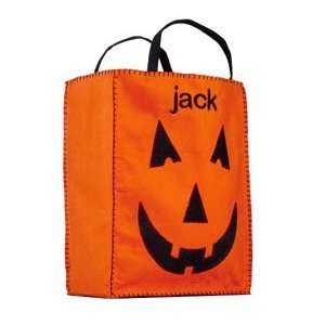  personalized pumpkin treat bag 