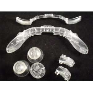  CLEAR Thumbsticks, D Pad, Triggers, RB LB Kit for Xbox 360 