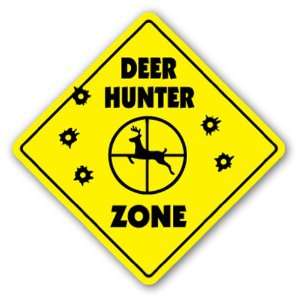 com DEER HUNTER ZONE Sign xing gift novelty buck hunt bow tree stand 