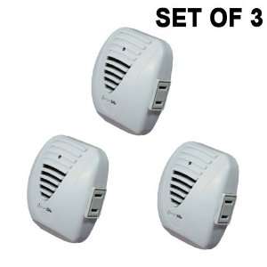  Pest Control Ultrasonic with Side Outlets   3 Pack 