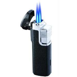  Vector Spartan Double Torch Lighter Black Pearl Health 