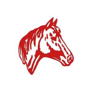  Horse RED vinyl window decal sticker