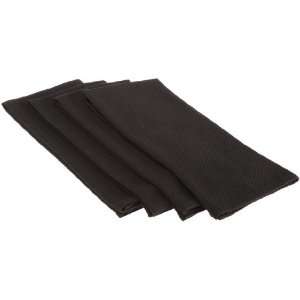  DII Dot Weave Waffle Towel, Black, Set of 4