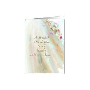  WEDDING Thank You   Mother in Law Card Health & Personal 