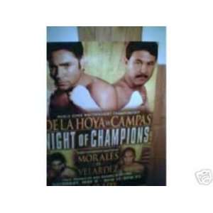   VS CAMPAS MORALES VS VELARDEZ BOXING POSTER (BOXING)