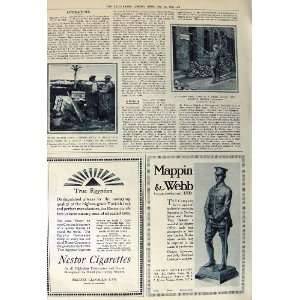  1917 WAR WESTERN FRONT GERMAN SOLDIER CIGARETTES LOUVRE 