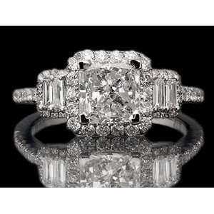   carat diamonds ring radiant cut engagement ring gold 